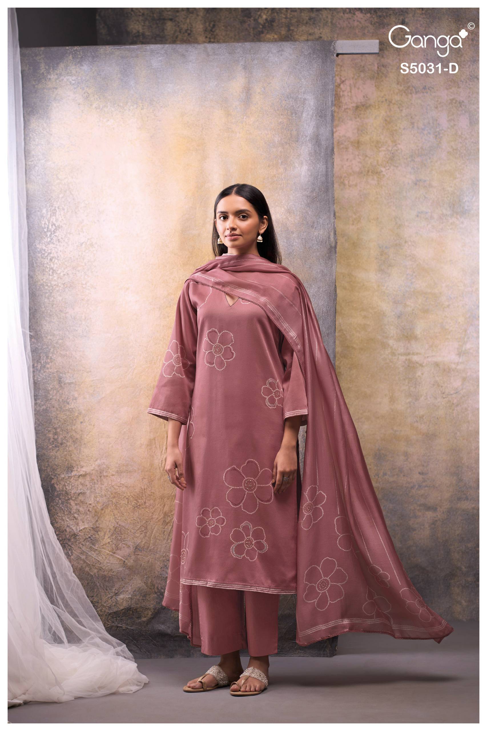 BRIVAA 5031 SERIES BY GANGA FASHION Beautiful Colourful COTTON SATIN Dresses At Wholesale Price